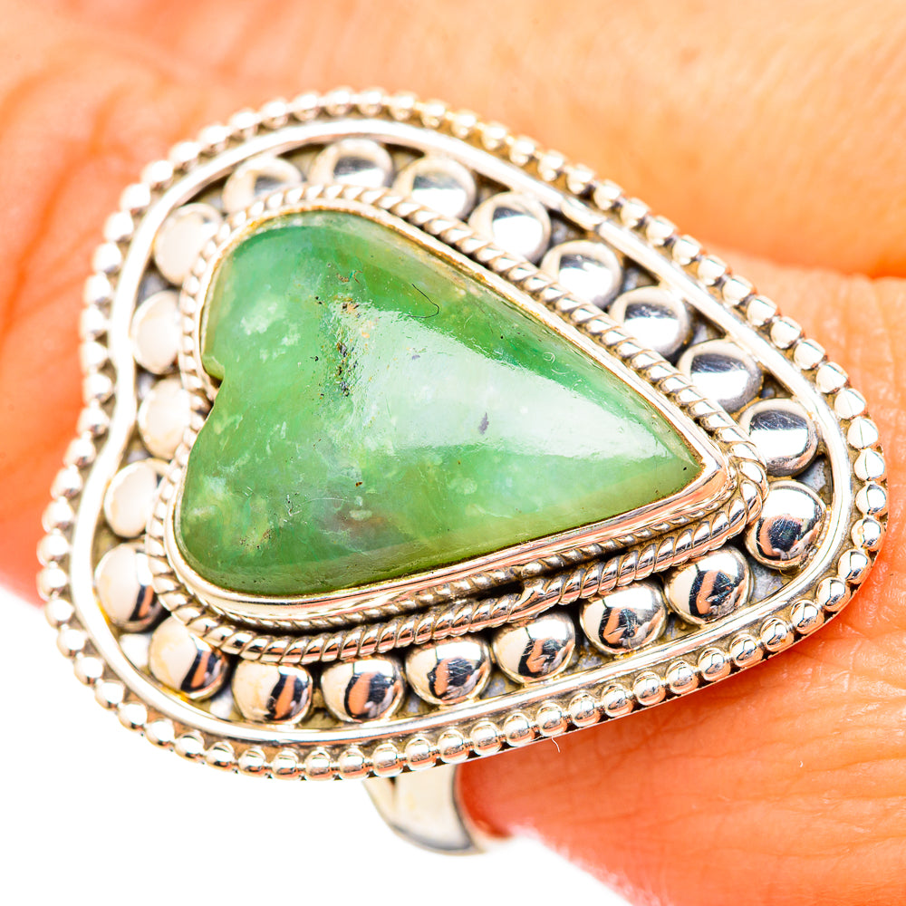 Peruvian Opal Rings handcrafted by Ana Silver Co - RING115289