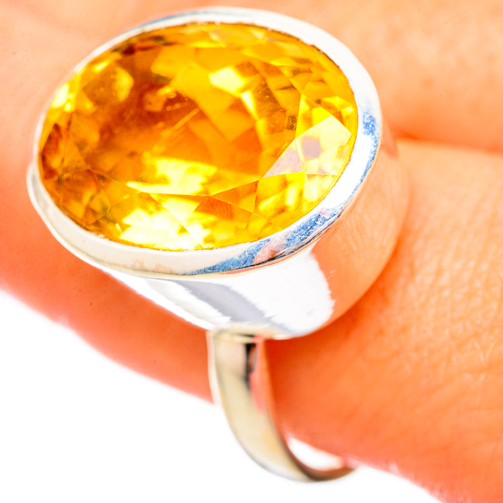 Citrine Rings handcrafted by Ana Silver Co - RING115290