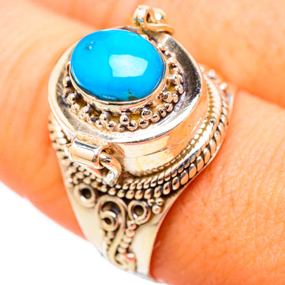 Sleeping Beauty Turquoise Rings handcrafted by Ana Silver Co - RING115295