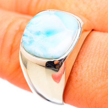 Larimar Rings handcrafted by Ana Silver Co - RING115298