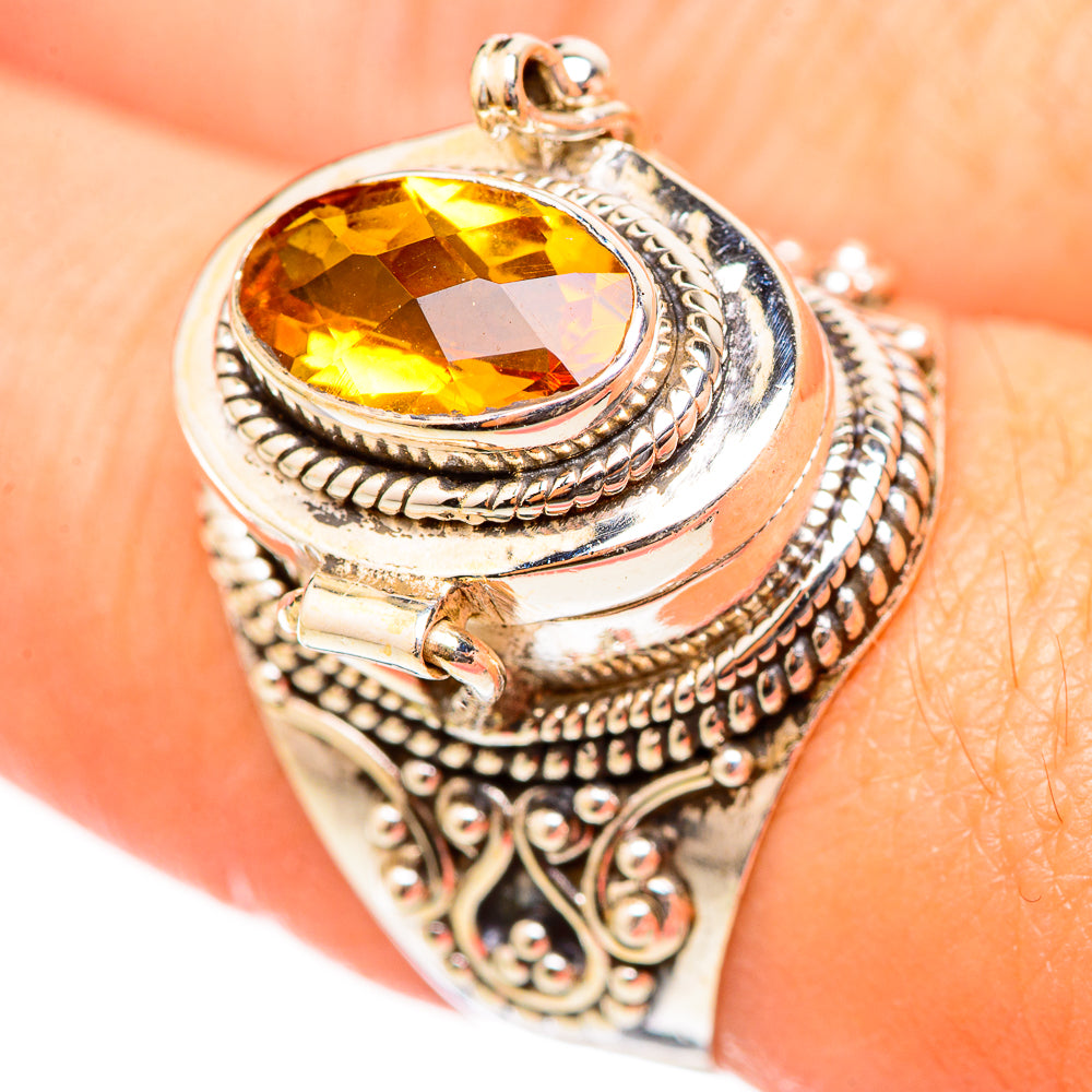 Citrine Rings handcrafted by Ana Silver Co - RING115304