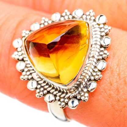 Citrine Rings handcrafted by Ana Silver Co - RING115305