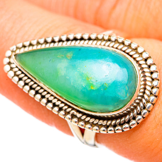 Peruvian Opal Rings handcrafted by Ana Silver Co - RING115324