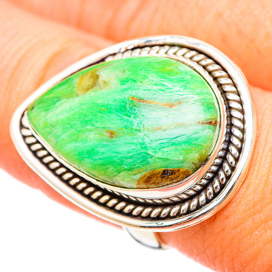Peruvian Opal Rings handcrafted by Ana Silver Co - RING115328