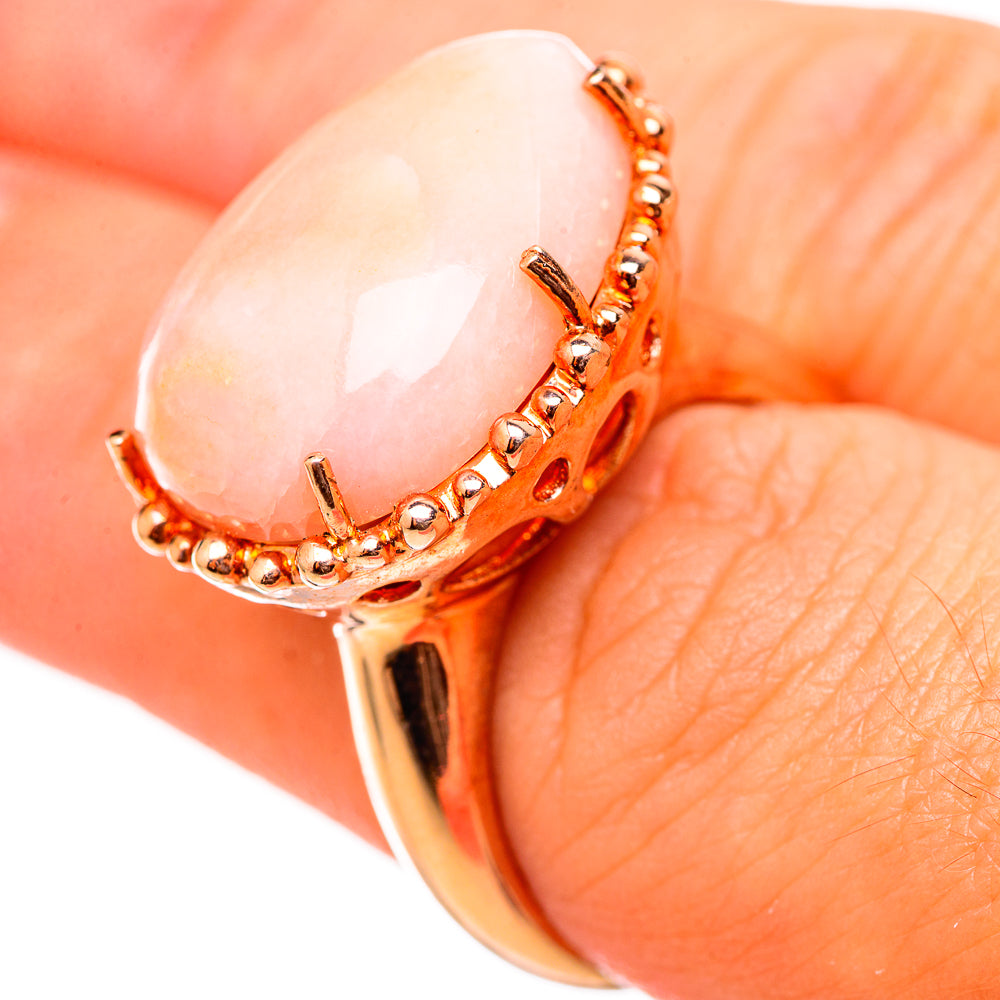 Pink Opal Rings handcrafted by Ana Silver Co - RING115334