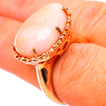 Pink Opal Rings handcrafted by Ana Silver Co - RING115334