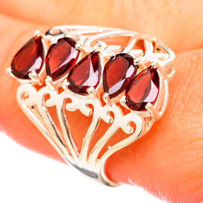 Garnet Rings handcrafted by Ana Silver Co - RING115337