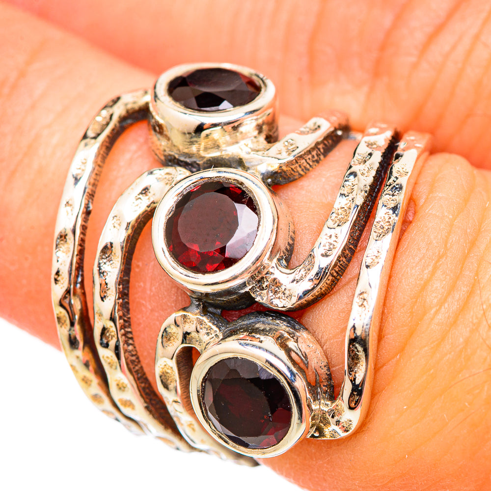 Garnet Rings handcrafted by Ana Silver Co - RING115338