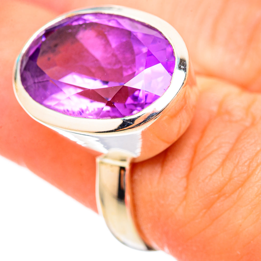 Amethyst Rings handcrafted by Ana Silver Co - RING115340