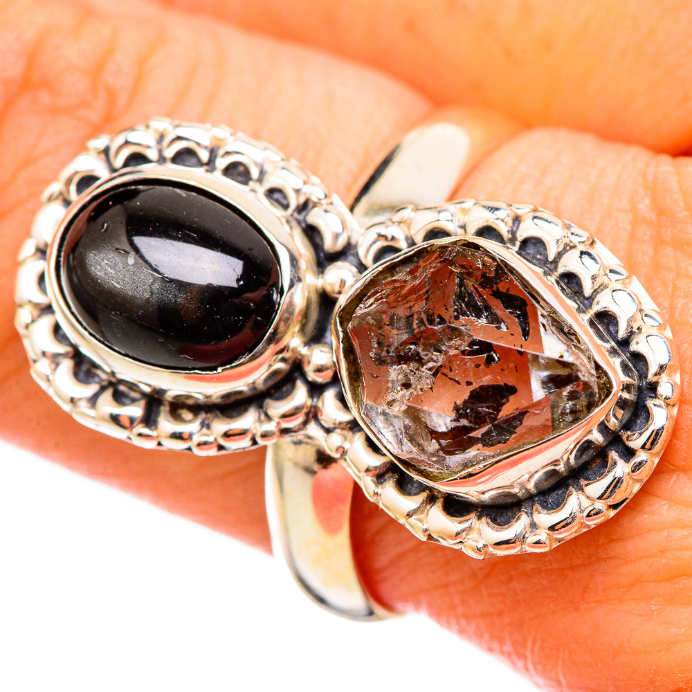 Herkimer Diamond Rings handcrafted by Ana Silver Co - RING115342