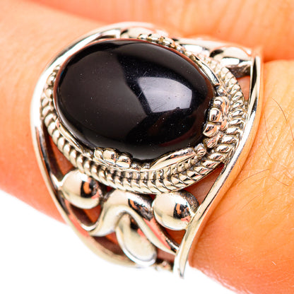 Black Onyx Rings handcrafted by Ana Silver Co - RING115343