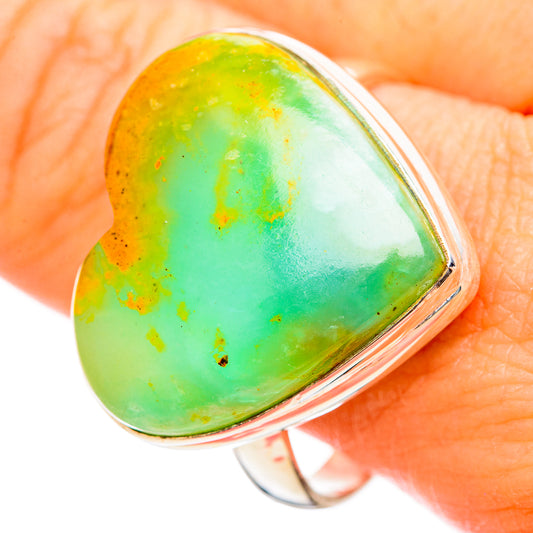 Peruvian Opal Rings handcrafted by Ana Silver Co - RING115356