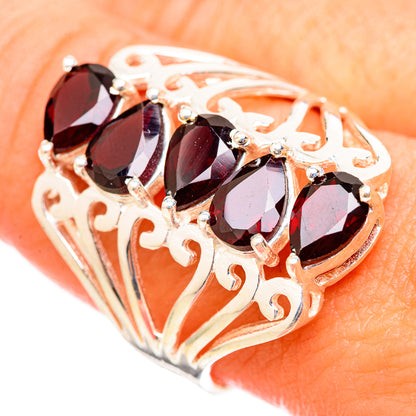 Garnet Rings handcrafted by Ana Silver Co - RING115364