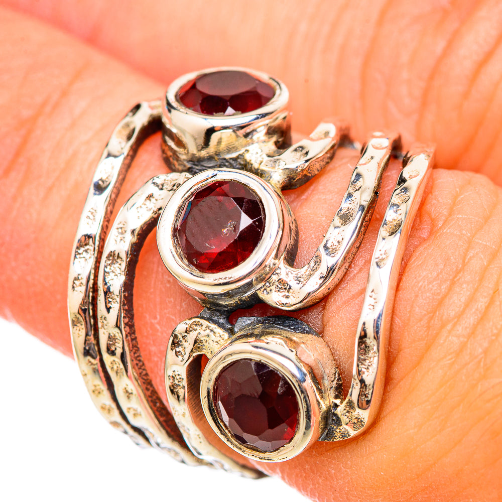 Garnet Rings handcrafted by Ana Silver Co - RING115365