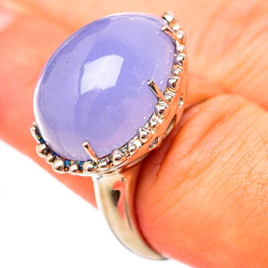Chalcedony Rings handcrafted by Ana Silver Co - RING115366