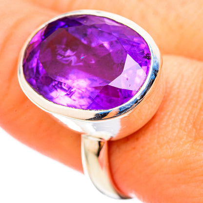 Amethyst Rings handcrafted by Ana Silver Co - RING115367
