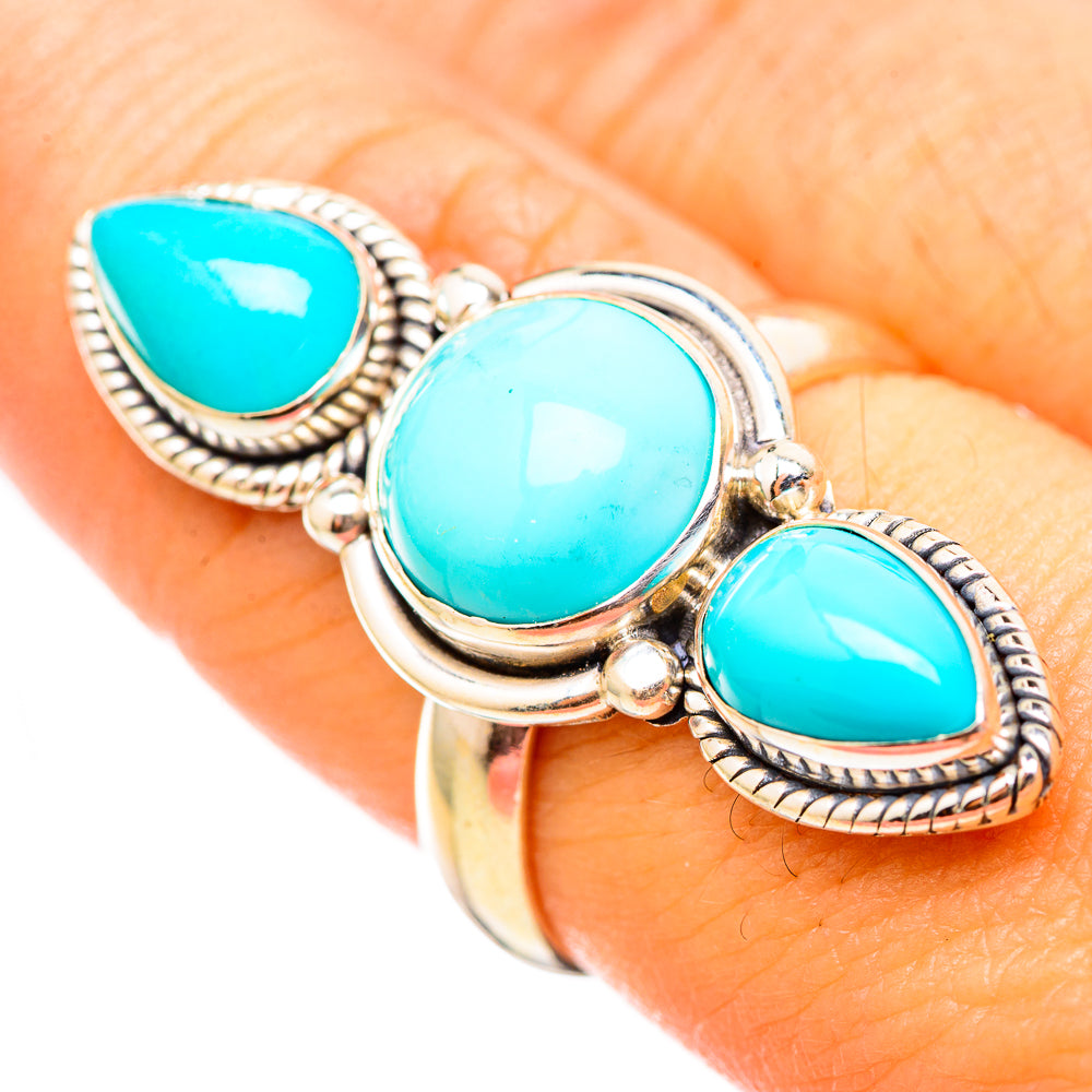 Larimar Rings handcrafted by Ana Silver Co - RING115377