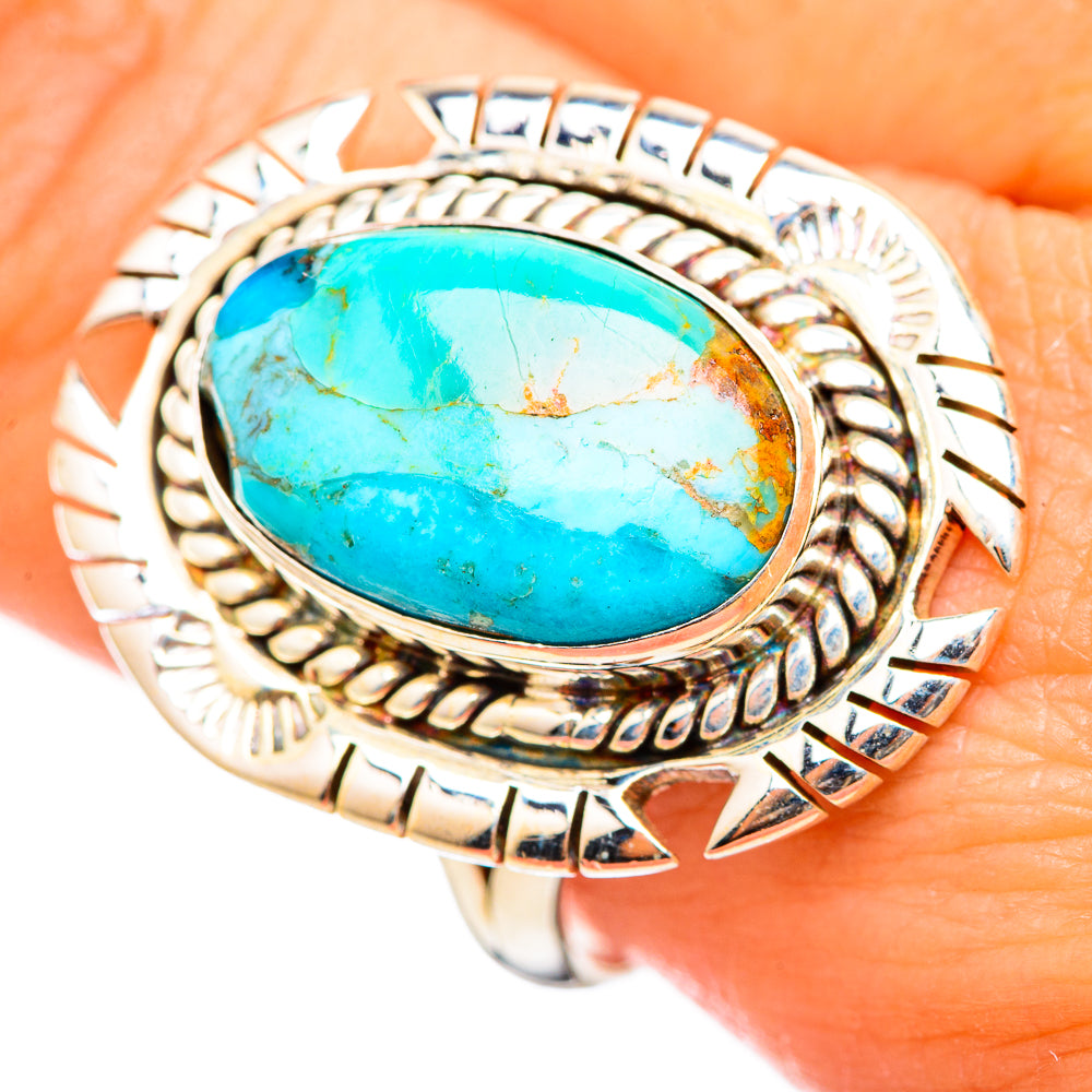 Chrysocolla Rings handcrafted by Ana Silver Co - RING115378