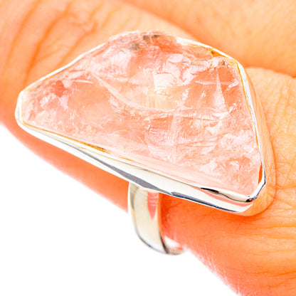 Rose Quartz Rings handcrafted by Ana Silver Co - RING115388