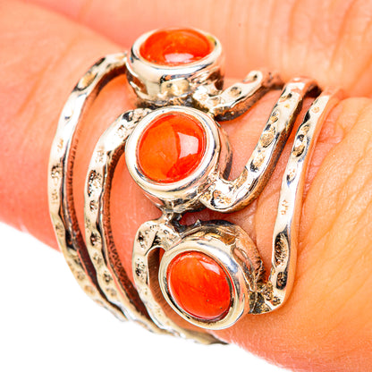 Carnelian Rings handcrafted by Ana Silver Co - RING115390