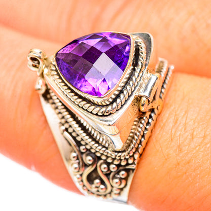 Amethyst Rings handcrafted by Ana Silver Co - RING115393