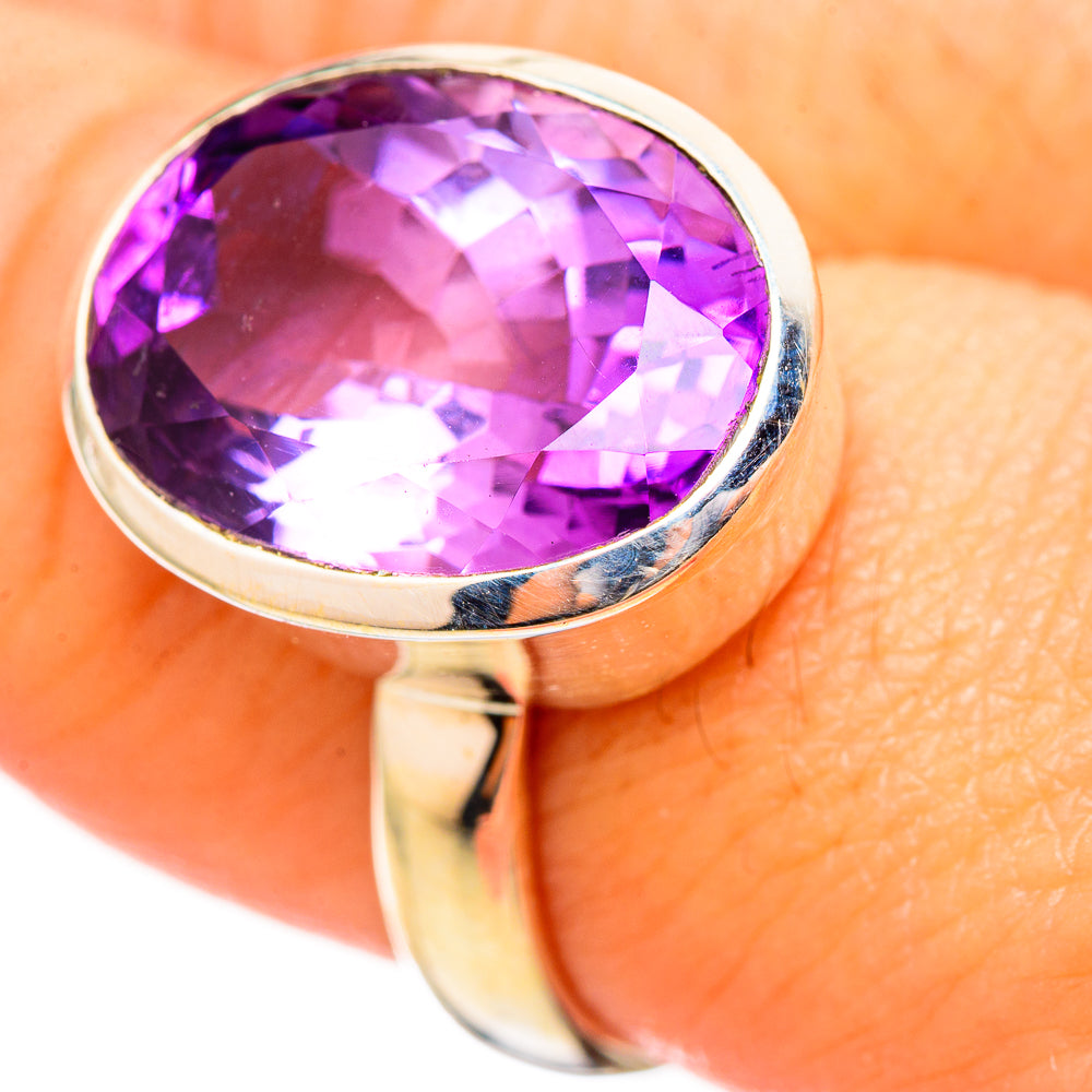 Amethyst Rings handcrafted by Ana Silver Co - RING115394