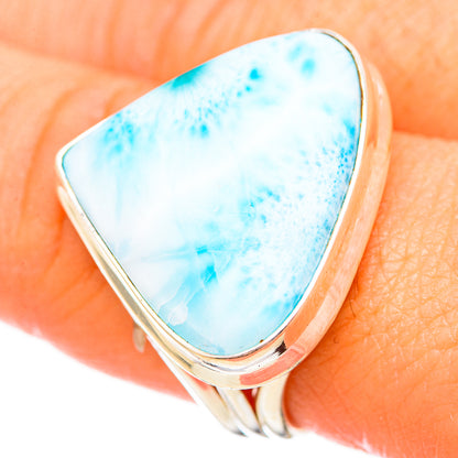 Larimar Rings handcrafted by Ana Silver Co - RING115404