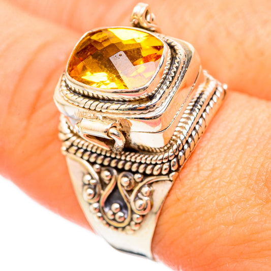 Mandarin Citrine Rings handcrafted by Ana Silver Co - RING115414