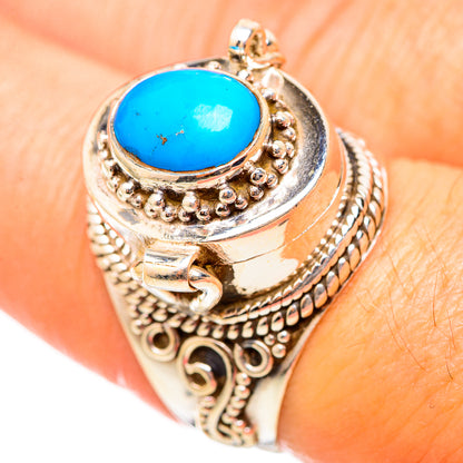 Sleeping Beauty Turquoise Rings handcrafted by Ana Silver Co - RING115430