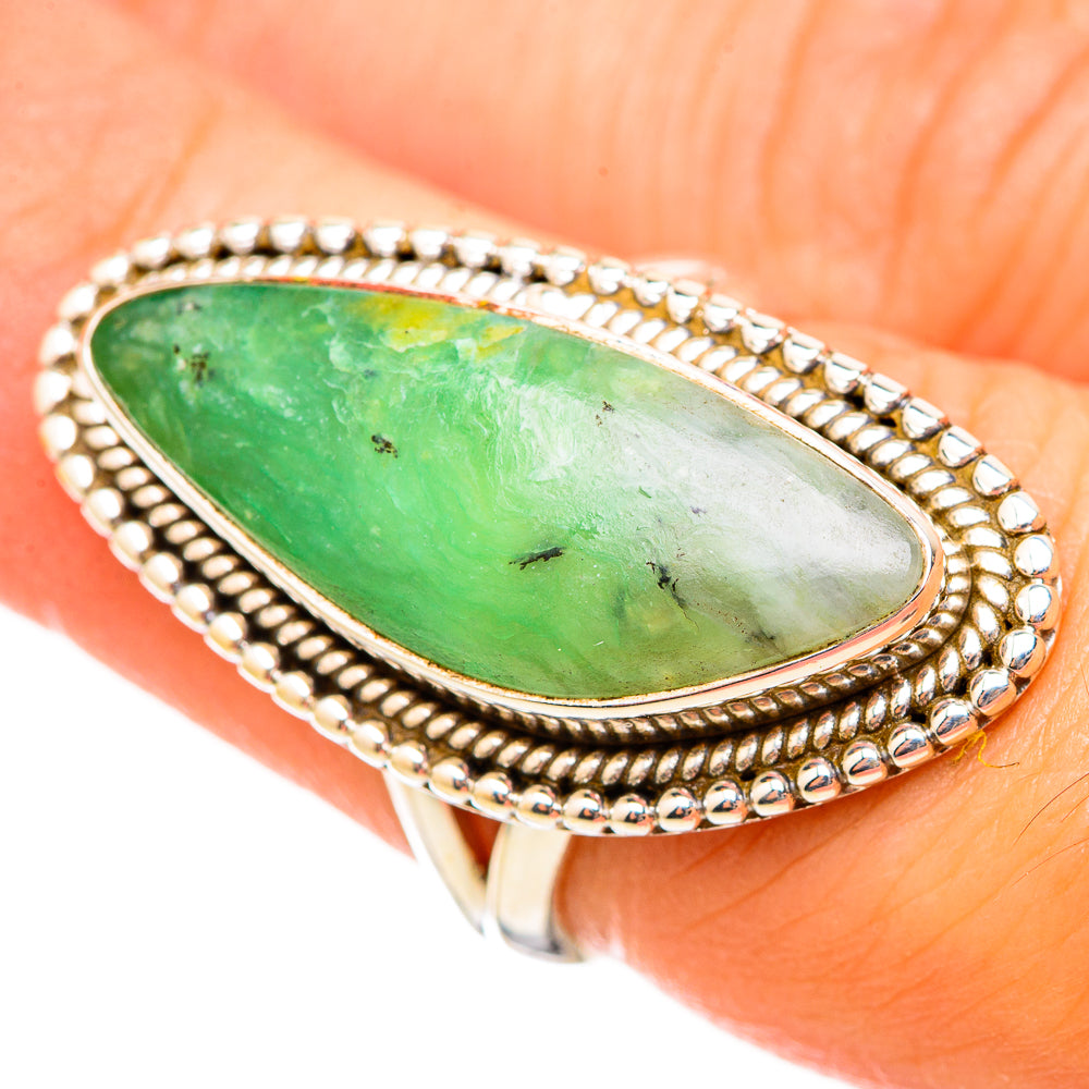 Peruvian Opal Rings handcrafted by Ana Silver Co - RING115435
