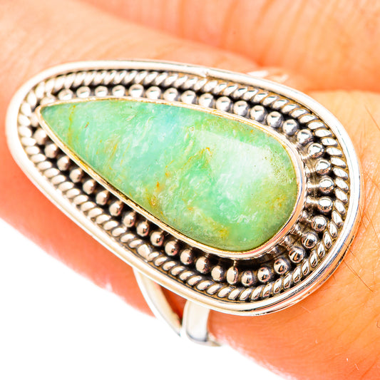 Peruvian Opal Rings handcrafted by Ana Silver Co - RING115436