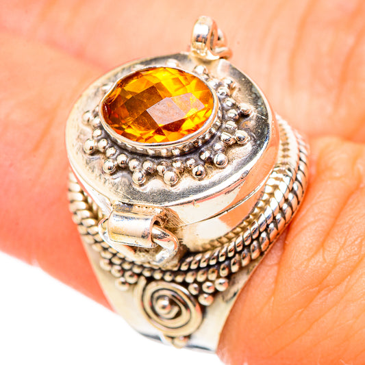 Mandarin Citrine Rings handcrafted by Ana Silver Co - RING115437