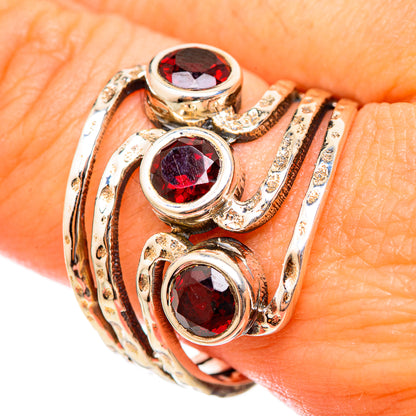 Garnet Rings handcrafted by Ana Silver Co - RING115440