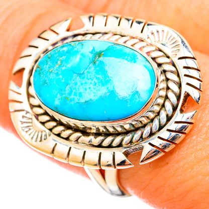 Chrysocolla Rings handcrafted by Ana Silver Co - RING115455