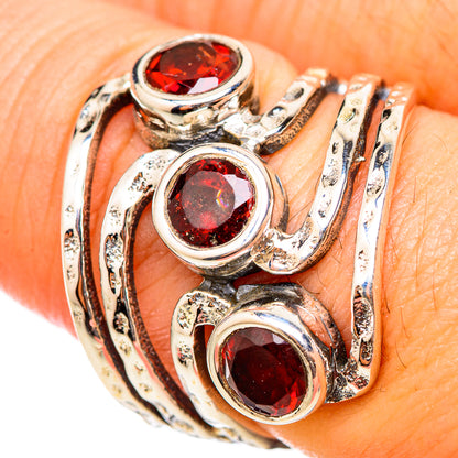 Garnet Rings handcrafted by Ana Silver Co - RING115461
