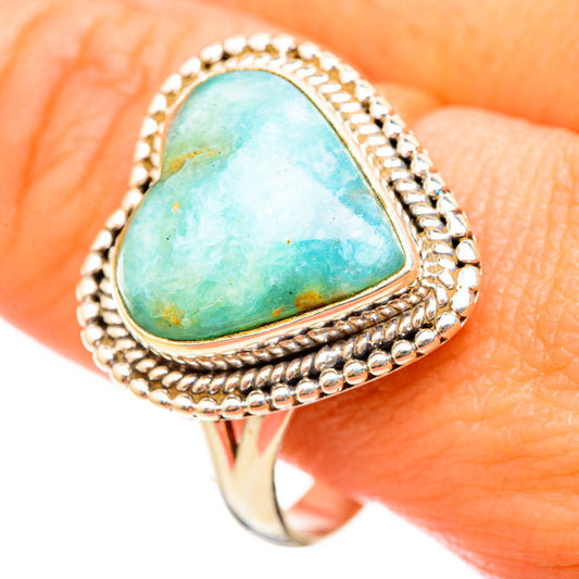Peruvian Opal Rings handcrafted by Ana Silver Co - RING115474