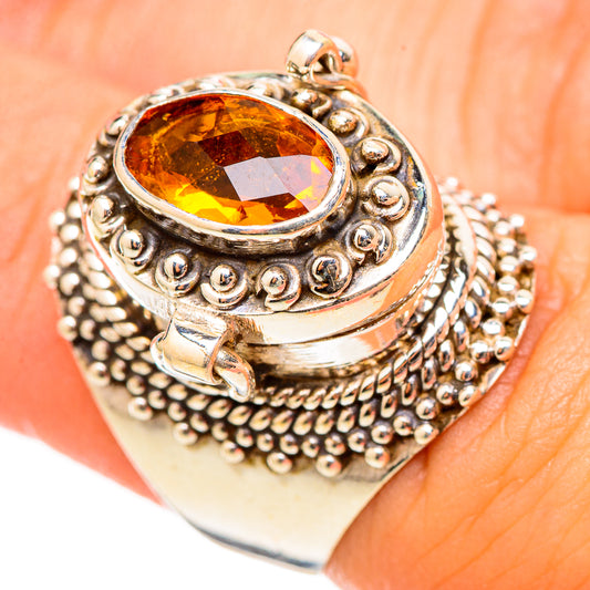 Mandarin Citrine Rings handcrafted by Ana Silver Co - RING115475