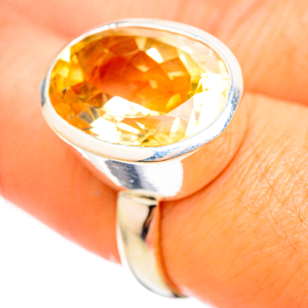 Citrine Rings handcrafted by Ana Silver Co - RING115476