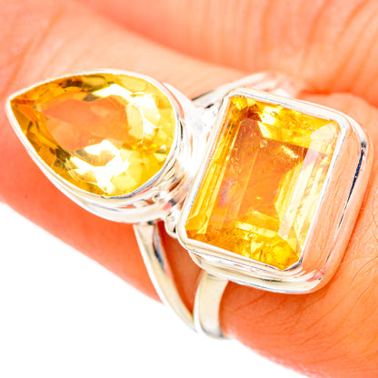 Citrine Rings handcrafted by Ana Silver Co - RING115490