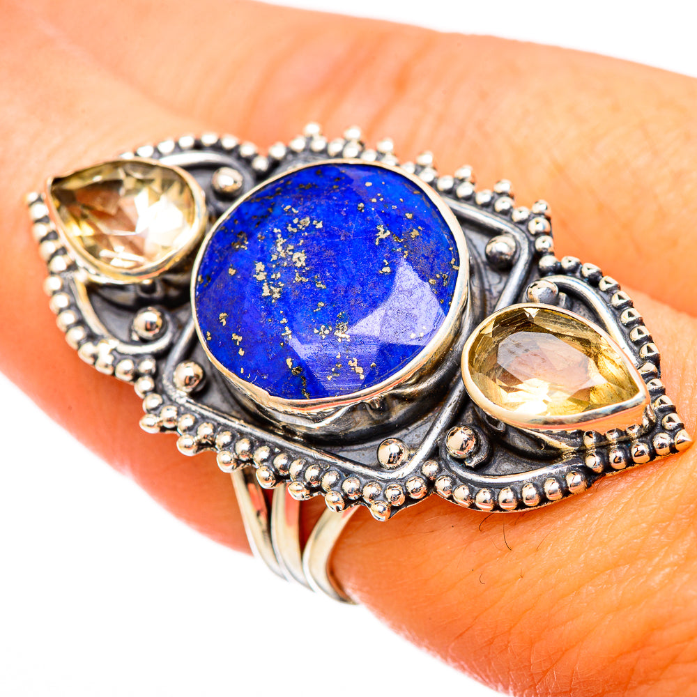 Lapis Lazuli Rings handcrafted by Ana Silver Co - RING115501