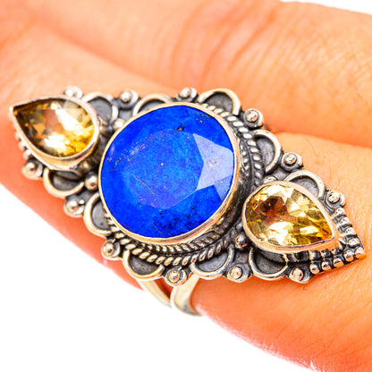 Lapis Lazuli Rings handcrafted by Ana Silver Co - RING115506