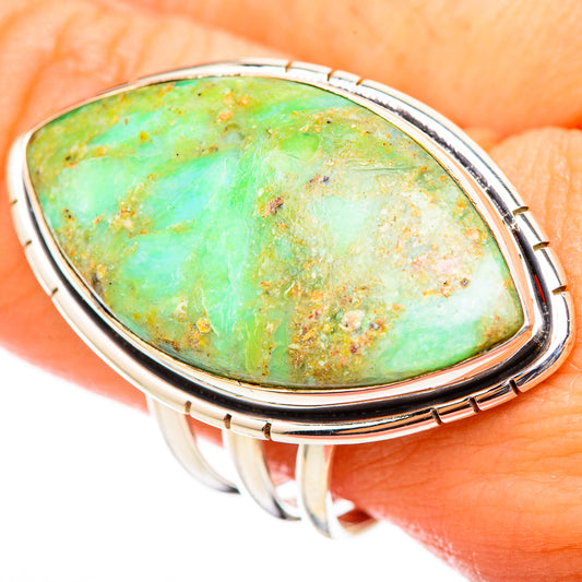 Peruvian Opal Rings handcrafted by Ana Silver Co - RING115511