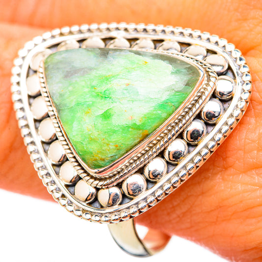 Peruvian Opal Rings handcrafted by Ana Silver Co - RING115514