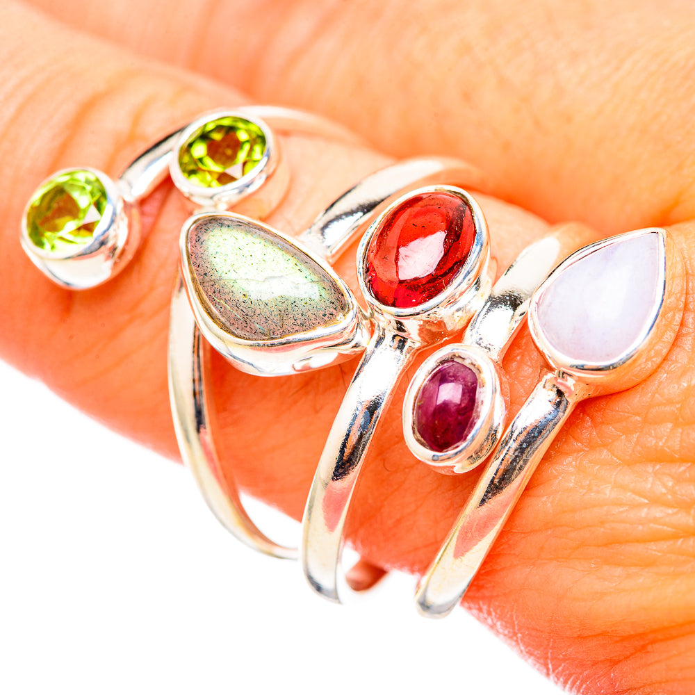 Labradorite Rings handcrafted by Ana Silver Co - RING115520