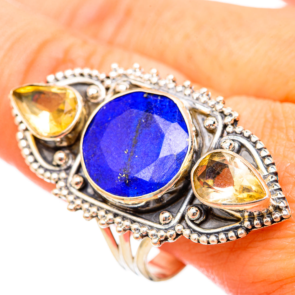 Lapis Lazuli Rings handcrafted by Ana Silver Co - RING115530