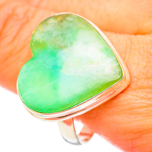 Peruvian Opal Rings handcrafted by Ana Silver Co - RING115532