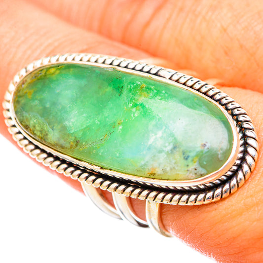 Peruvian Opal Rings handcrafted by Ana Silver Co - RING115533
