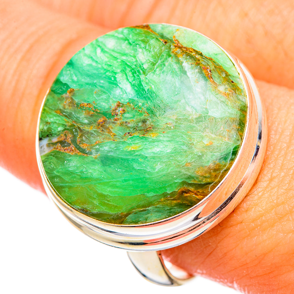 Peruvian Opal Rings handcrafted by Ana Silver Co - RING115535