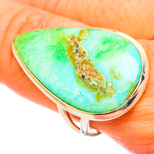 Peruvian Opal Rings handcrafted by Ana Silver Co - RING115536