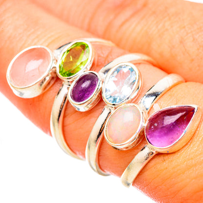Ethiopian Opal Rings handcrafted by Ana Silver Co - RING115542